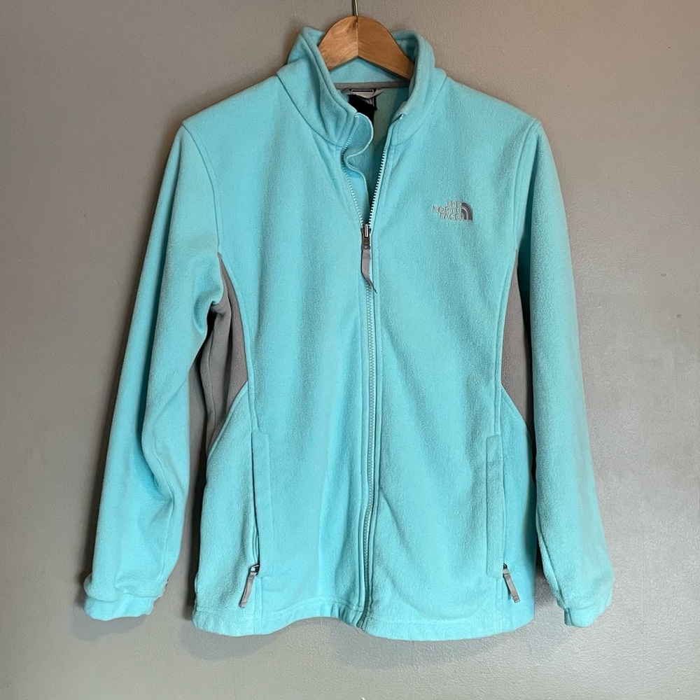 Turquoise North Face Fleece
